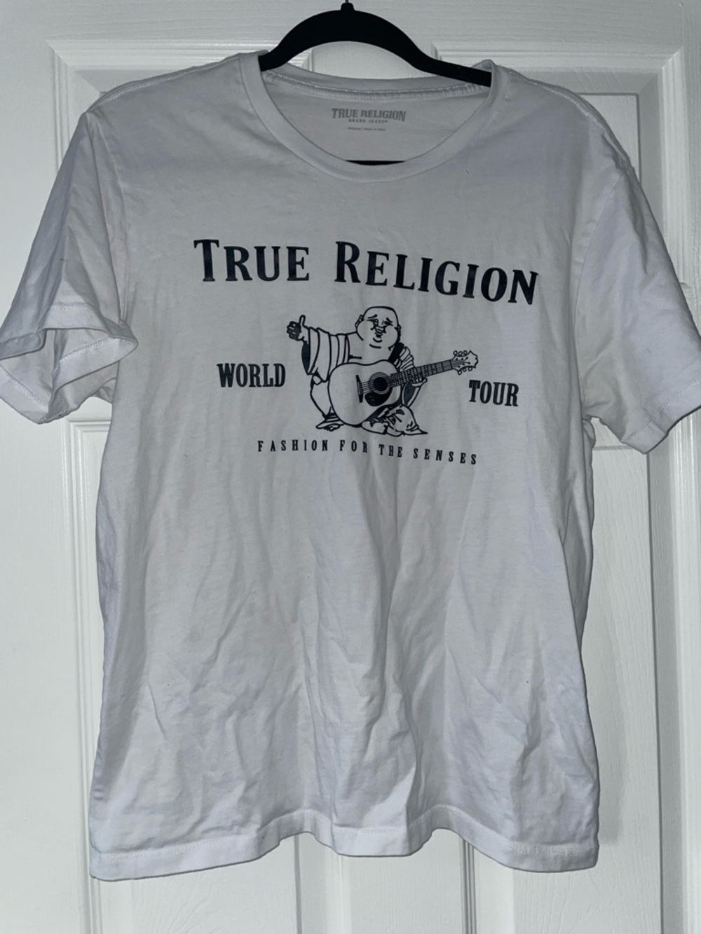 True Religion White Short-Sleeve Graphic Tee
